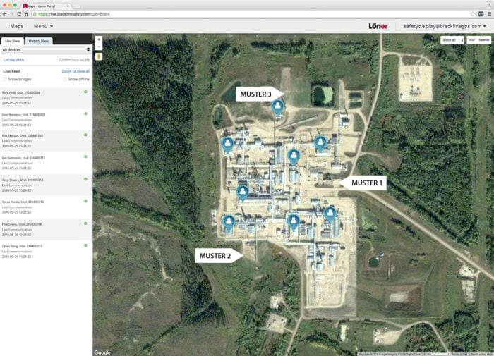 Línea negra - Seguridad - Evacuación - 700 x 505