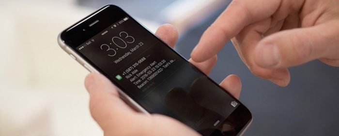 Alerta móvil del G7