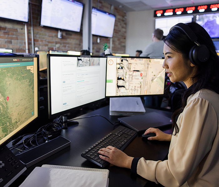 Agente SOC de supervisión en directo 24/7