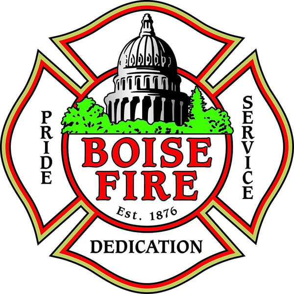 Logotipo del Cuerpo de Bomberos de Boise
