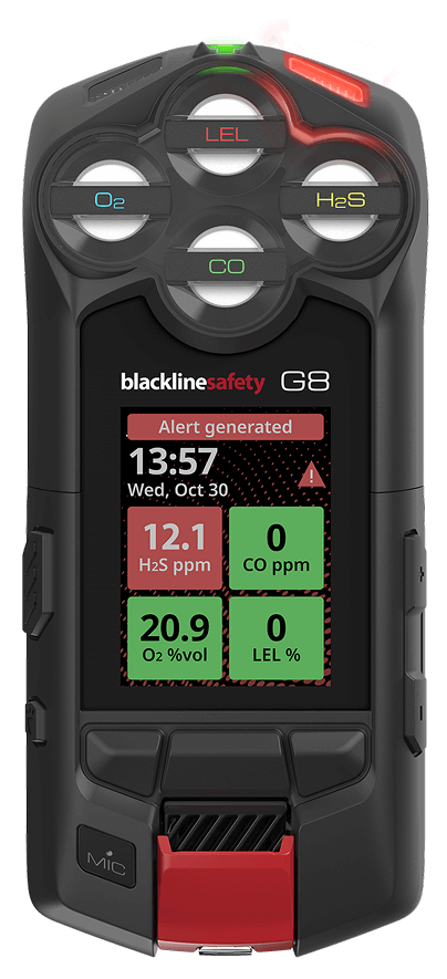 Alerta de dispositivo G8