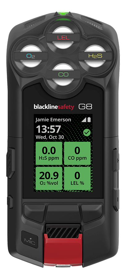 Dispositivo G8 en reposo