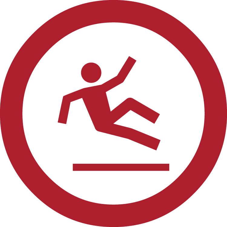 Wastewater fall detection icon