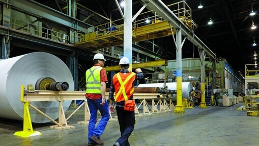 trabajadores de la industria papelera