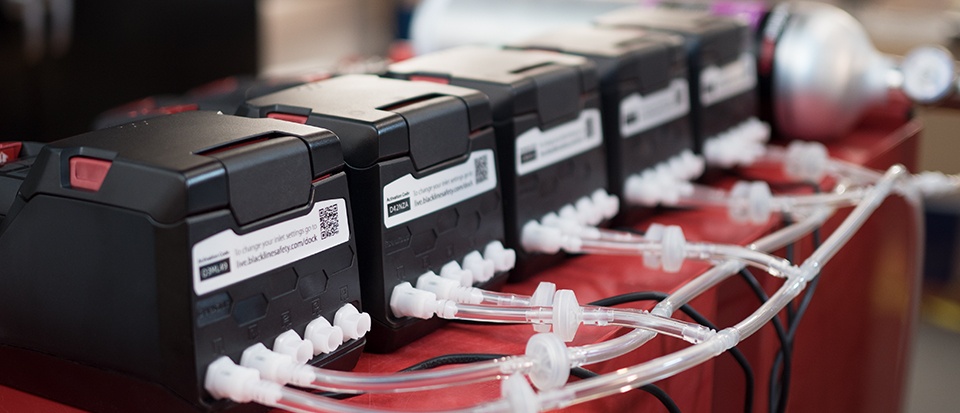 Sistema de detección de gas Blackline Safety G7 Insight