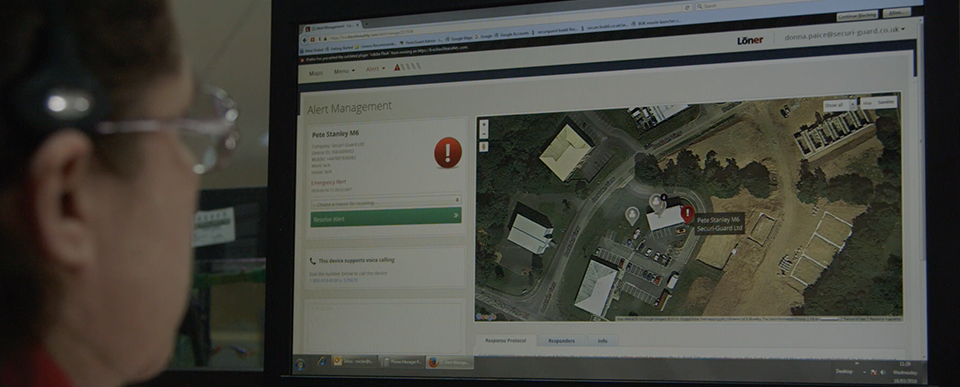 Securi-Guard proporciona servicios de monitorización desde su centro de recepción de alarmas para los trabajadores aislados de Blackline Safety.