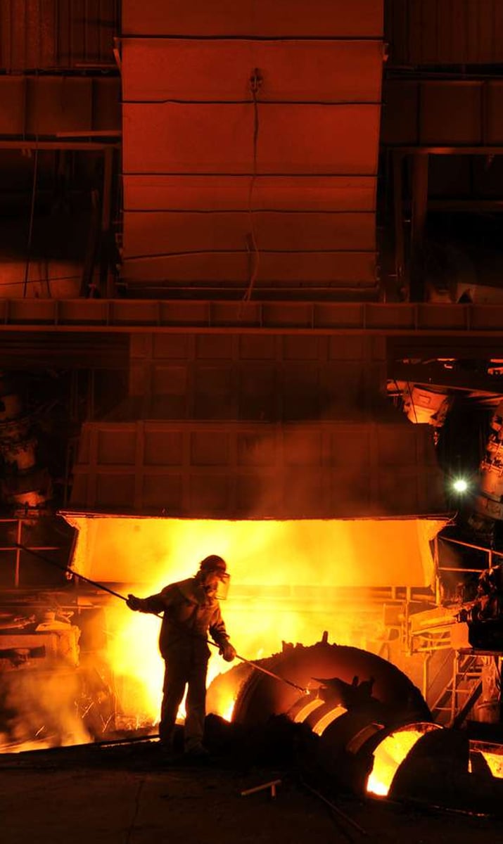 detección de gas para trabajadores siderúrgicos