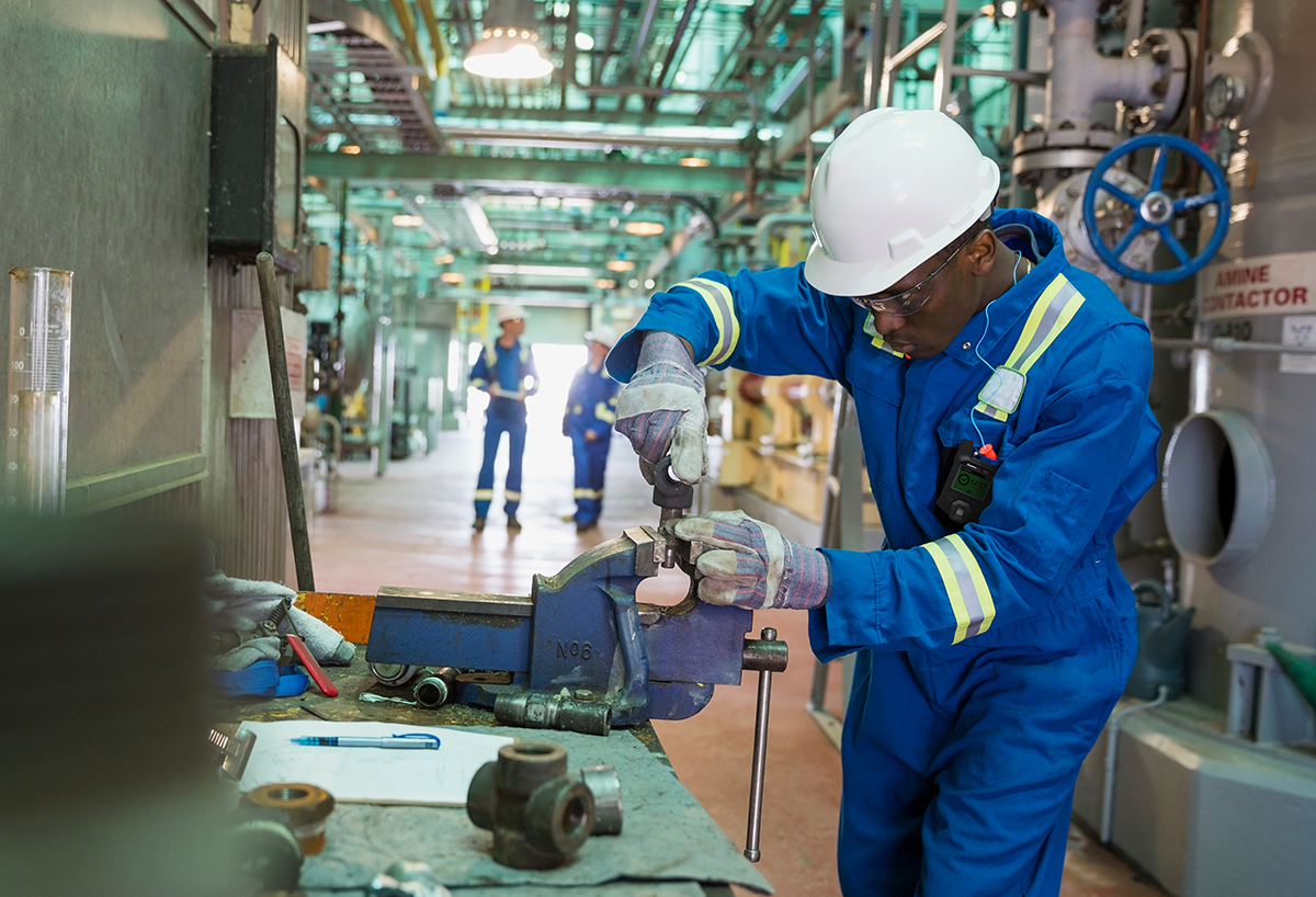 Detección de gas in situ con tornillo de banco g6